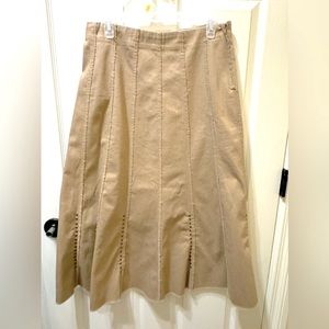 Reba Maxi Denim Studded Skirt- Size 12.